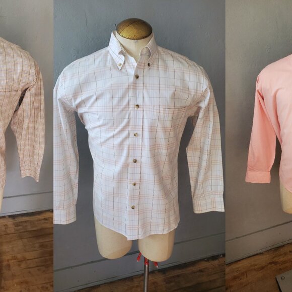PENDLETON Button Down Dress Shirts/ Set of 3/ Size M - Picture 15 of 15